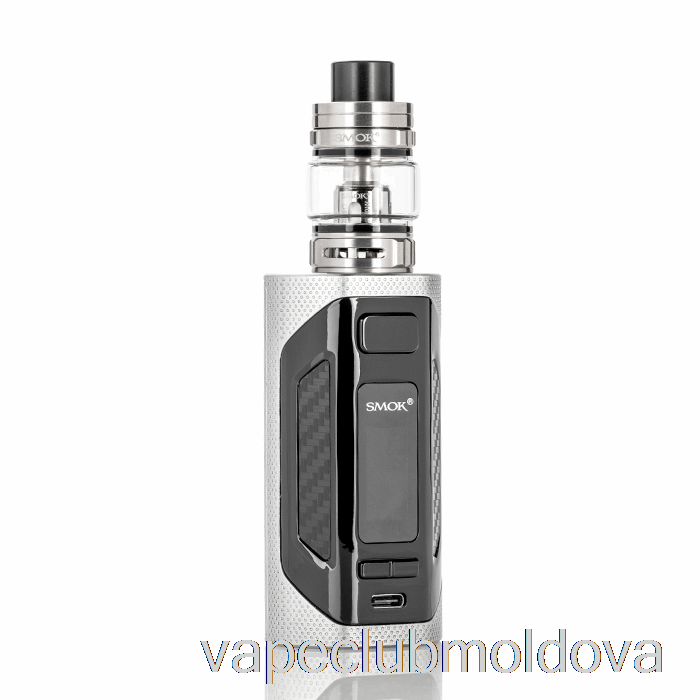Kit Vape Pod Smok Rigel 230w Kit De Pornire Argintiu